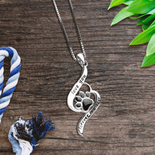 Load image into Gallery viewer, Love You Forever Paw Necklace