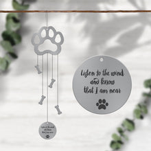 Load image into Gallery viewer, Listen To The Wind Dog Wind Charm