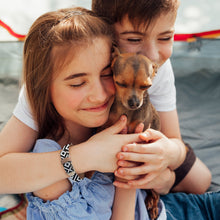 Load image into Gallery viewer, Black and White collar Bracelet Bundle (PRE-ORDER)
