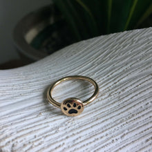 Load image into Gallery viewer, Dainty Paw Print Ring