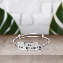 Load image into Gallery viewer, Love is a Four Legged Word Bracelet
