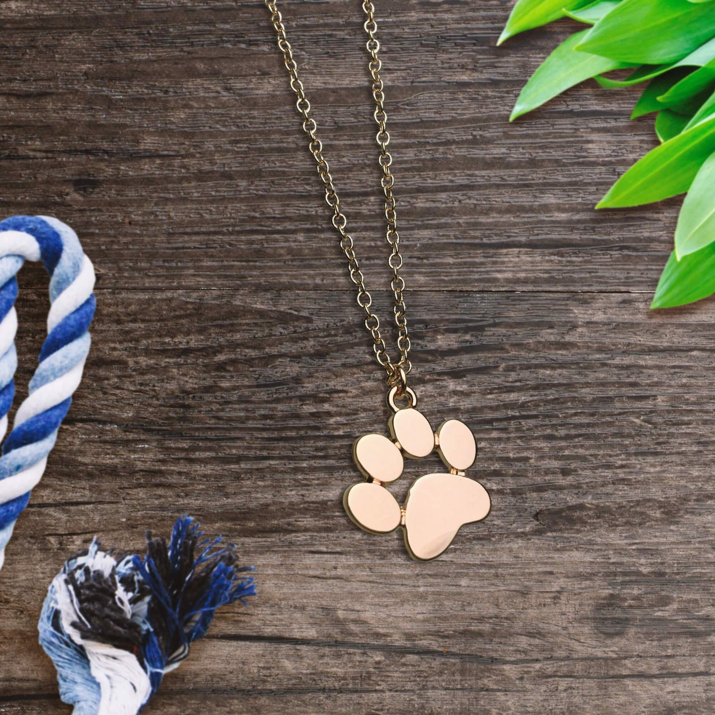 Gold Paw Necklace